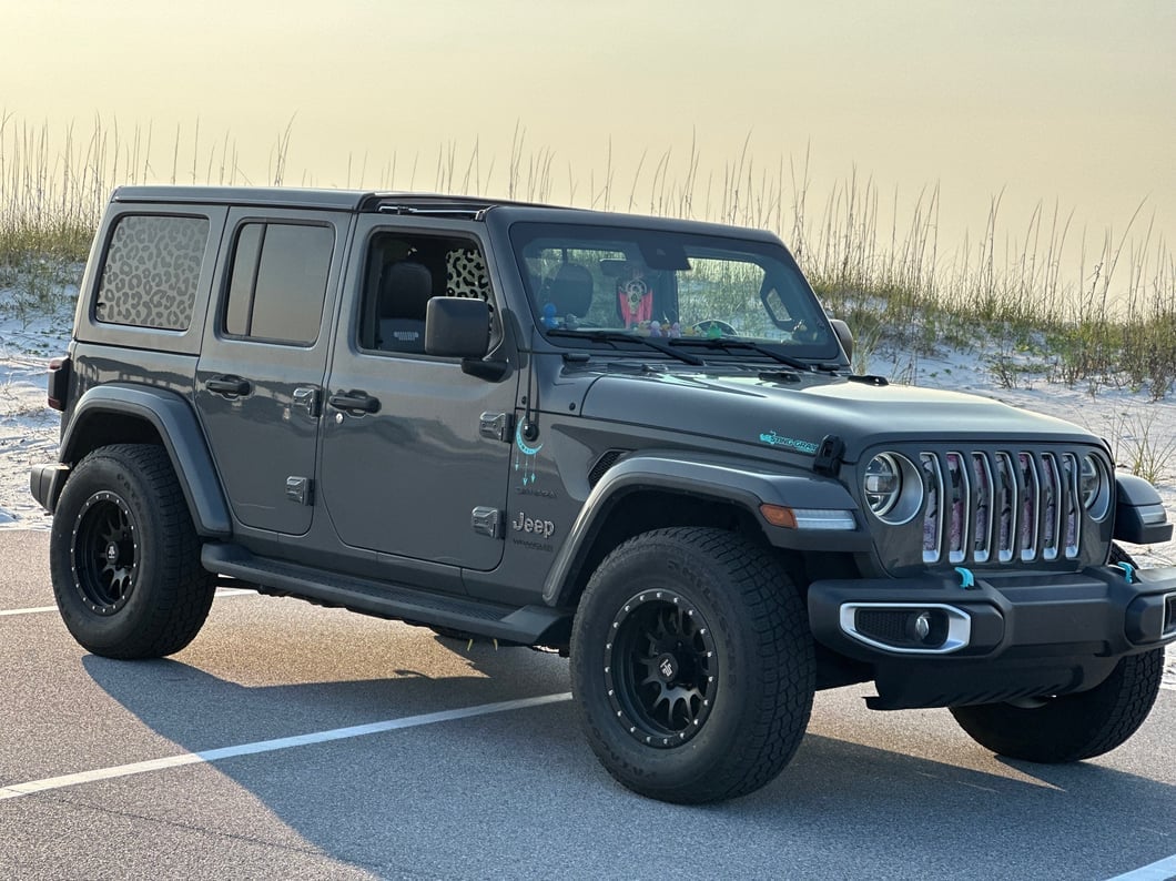 Mammoth 12 Hole Simulated Simulated Beadlock Matte Black Wheel; 17x9; -6mm Offset (18-25 Jeep Wrangler JL)