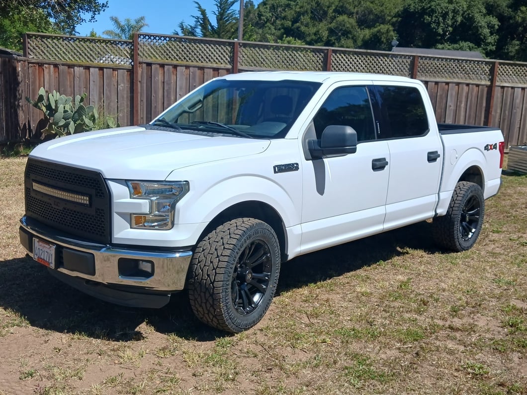 Mammoth Madness Matte Black 6-Lug Wheel; 20x9; 0mm Offset (15-20 F-150)