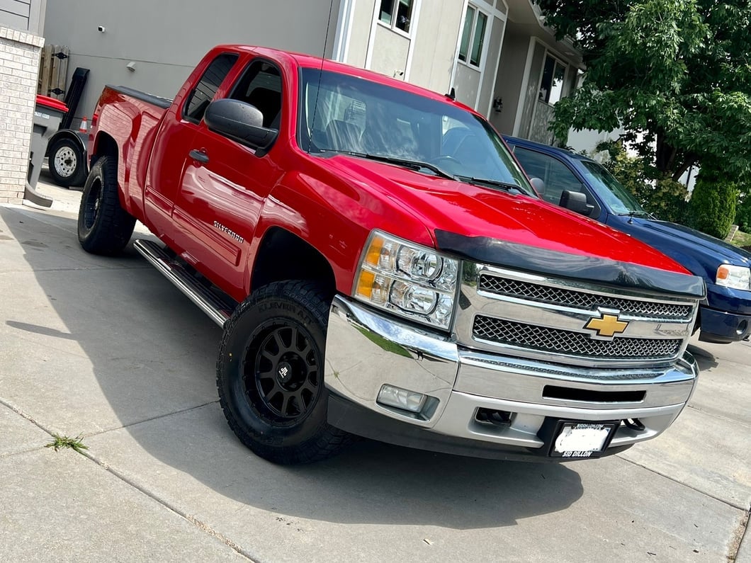 Mammoth 10 Hole Matte Black 6-Lug Wheel; 17x9; -6mm Offset (07-13 Silverado 1500)