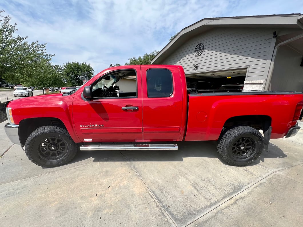 Mammoth 10 Hole Matte Black 6-Lug Wheel; 17x9; -6mm Offset (07-13 Silverado 1500)