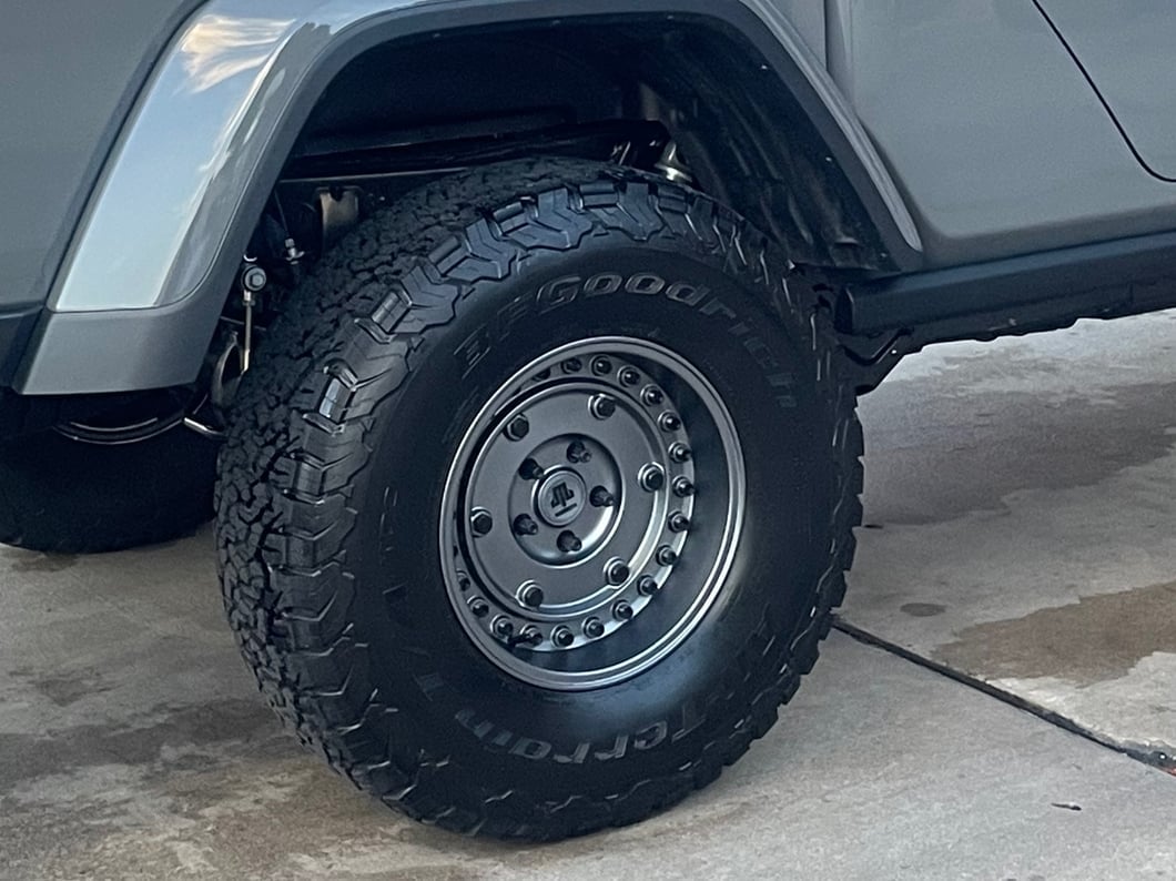 Mammoth Militant Charcoal Wheel; 17x9.5; -12mm Offset (20-25 Jeep Gladiator JT)