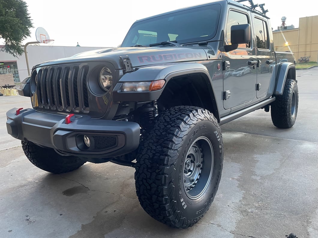 Mammoth Militant Charcoal Wheel; 17x9.5; -12mm Offset (20-25 Jeep Gladiator JT)