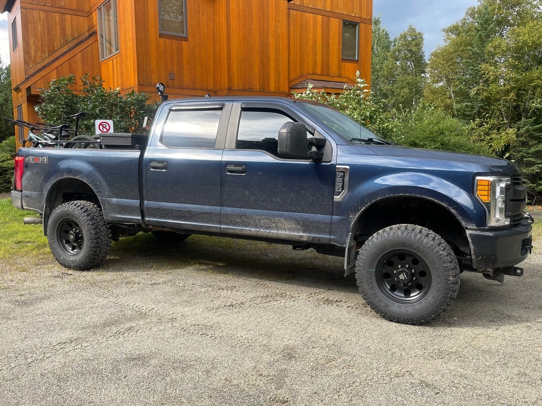 Mammoth HD 8 Aluminum Matte Black 8-Lug Wheel; 17x9; -6mm Offset (17-22 F-250 Super Duty)