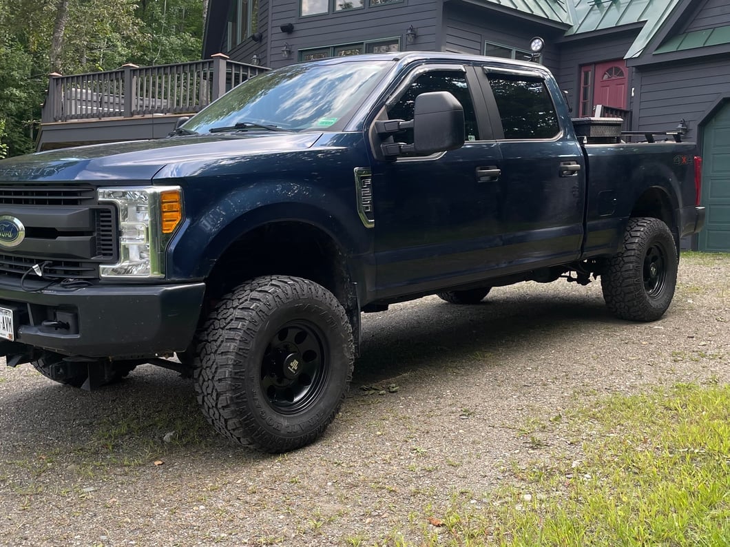 Mammoth HD 8 Aluminum Matte Black 8-Lug Wheel; 17x9; -6mm Offset (17-22 F-250 Super Duty)
