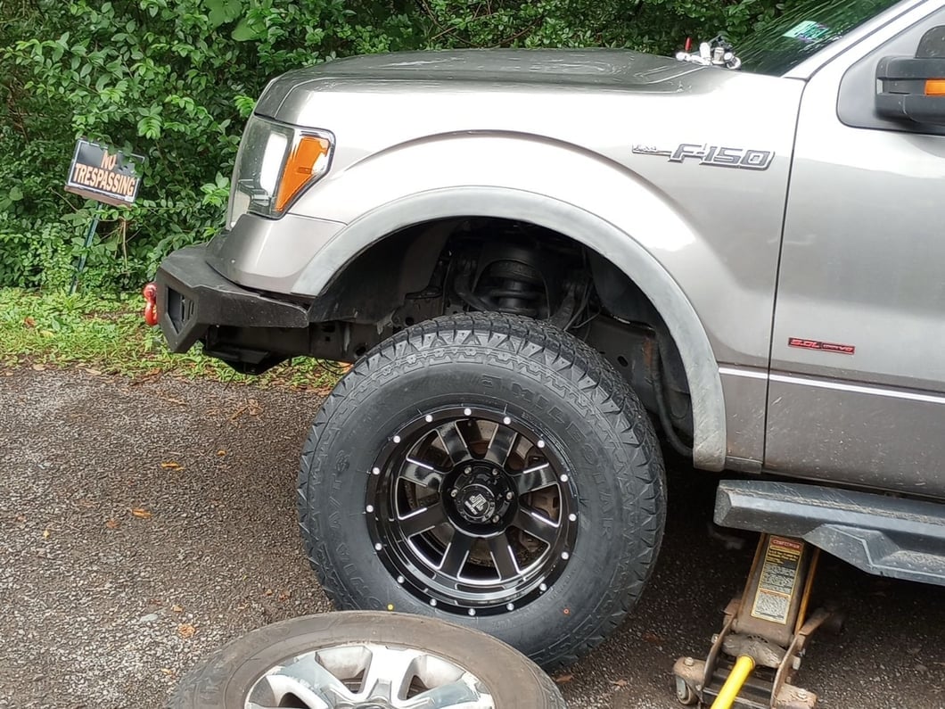 Mammoth Horde Beadlock Gloss Black Machined 6-Lug Wheel; 18x10; -24mm Offset (09-14 F-150)