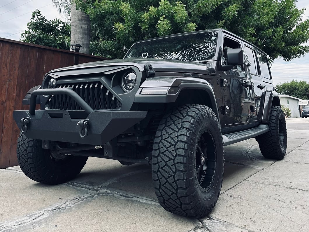 Mammoth 10 Hole Matte Black Wheel; 17x9; -6mm Offset (18-25 Jeep Wrangler JL)