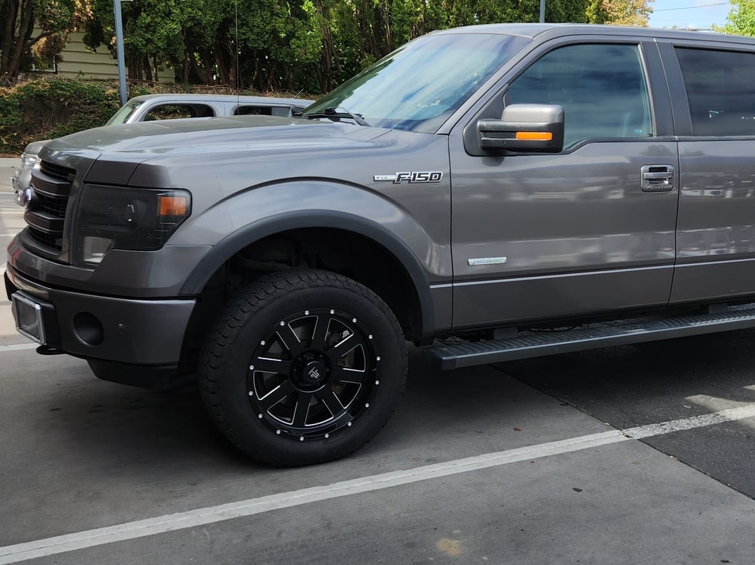 Mammoth Horde Beadlock Gloss Black Machined 6-Lug Wheel; 20x9; 0mm Offset (09-14 F-150)