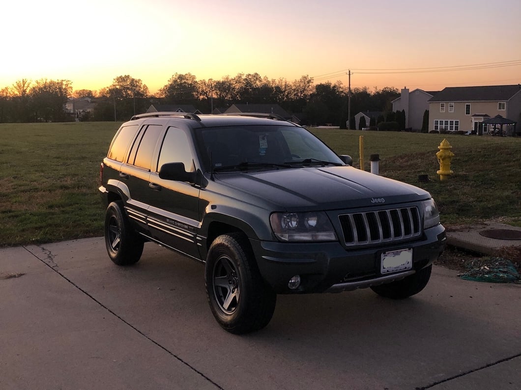 Mammoth Boulder Charcoal Wheel; 16x8; 0mm Offset (99-04 Jeep Grand Cherokee WJ)