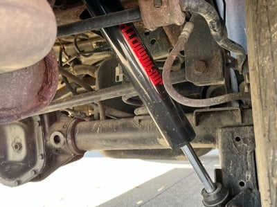 Mammoth Monotube Trail Series Rear Shock for 0 to 2-Inch Lift (07-18 Jeep Wrangler JK)
