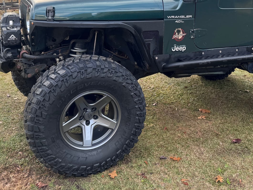 Mammoth Boulder Charcoal Wheel; 17x9; -6mm Offset (97-06 Jeep Wrangler TJ)