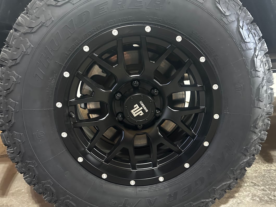 Mammoth Beadlock Mesh Matte Black 6-Lug Wheel; 17x9; 18mm Offset (21-25 F-150)