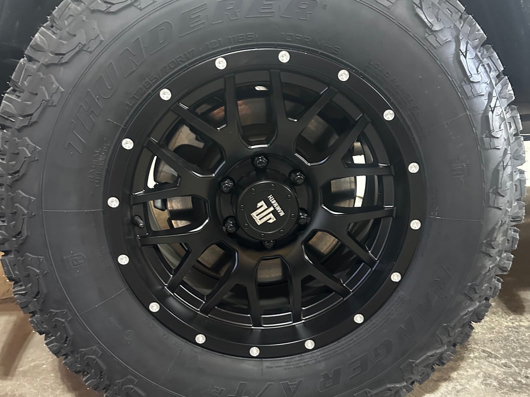 Mammoth Beadlock Mesh Matte Black 6-Lug Wheel; 17x9; 18mm Offset (21-25 F-150)
