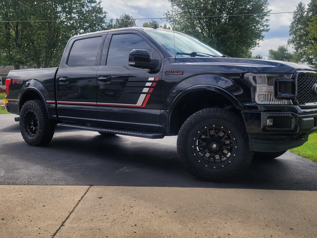 Mammoth Beadlock Mesh Matte Black 6-Lug Wheel; 18x9; -6mm Offset (15-20 F-150)