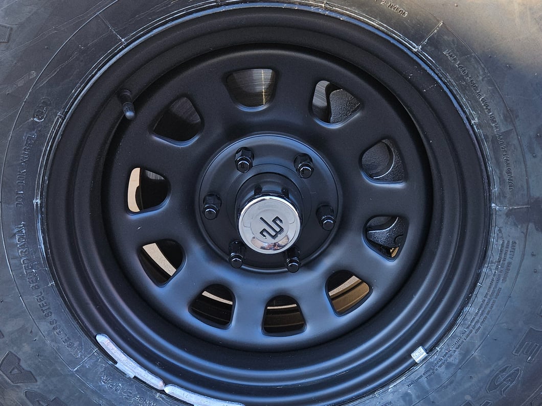 Mammoth D Window Matte Black 6-Lug Wheel; 17x9; -6mm Offset (07-13 Silverado 1500)