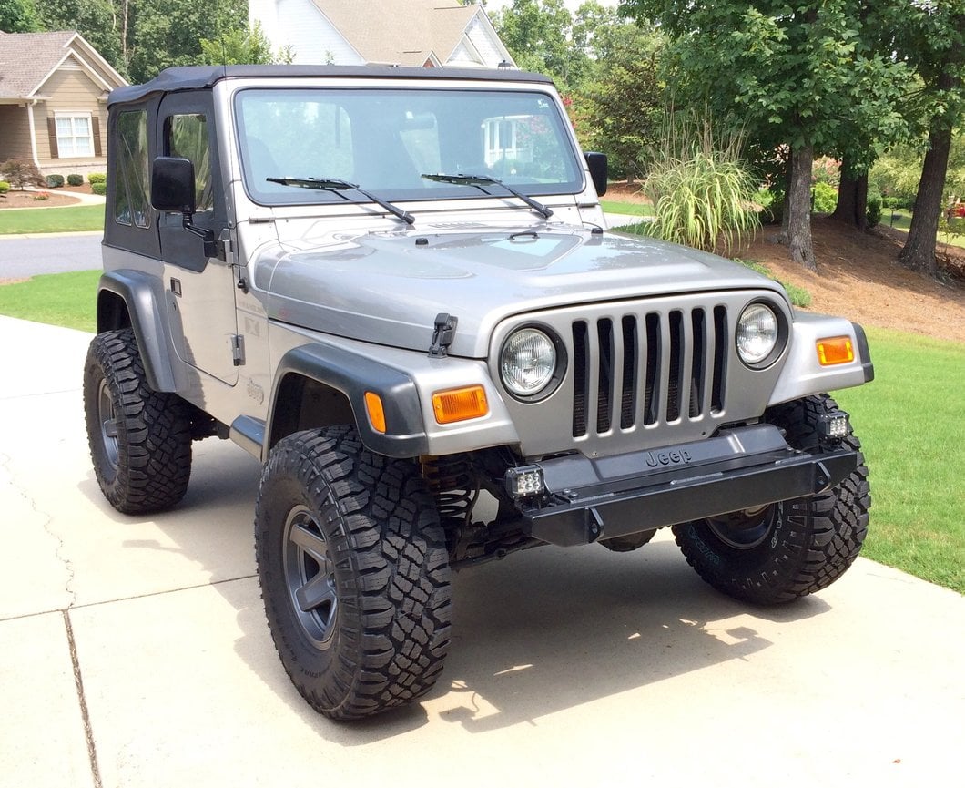 Mammoth Boulder Charcoal Wheel; 15x8; -19mm Offset (97-06 Jeep Wrangler TJ)