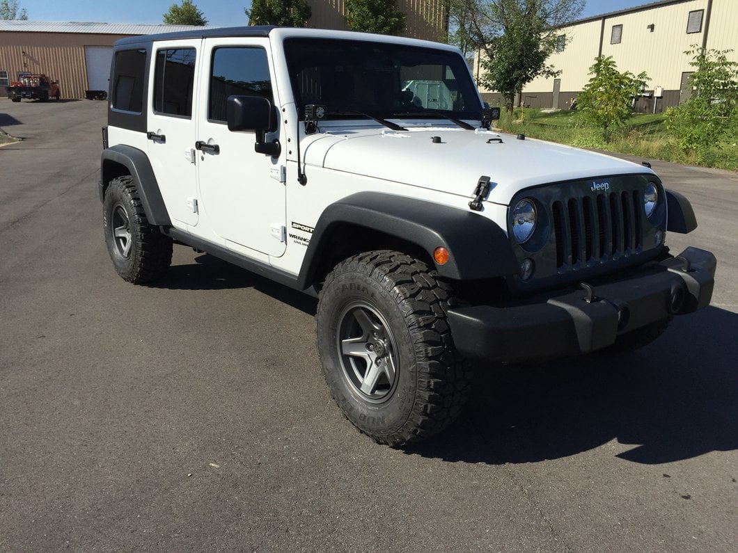 Mammoth Boulder Charcoal Wheel; 16x8; 0mm Offset (07-18 Jeep Wrangler JK)