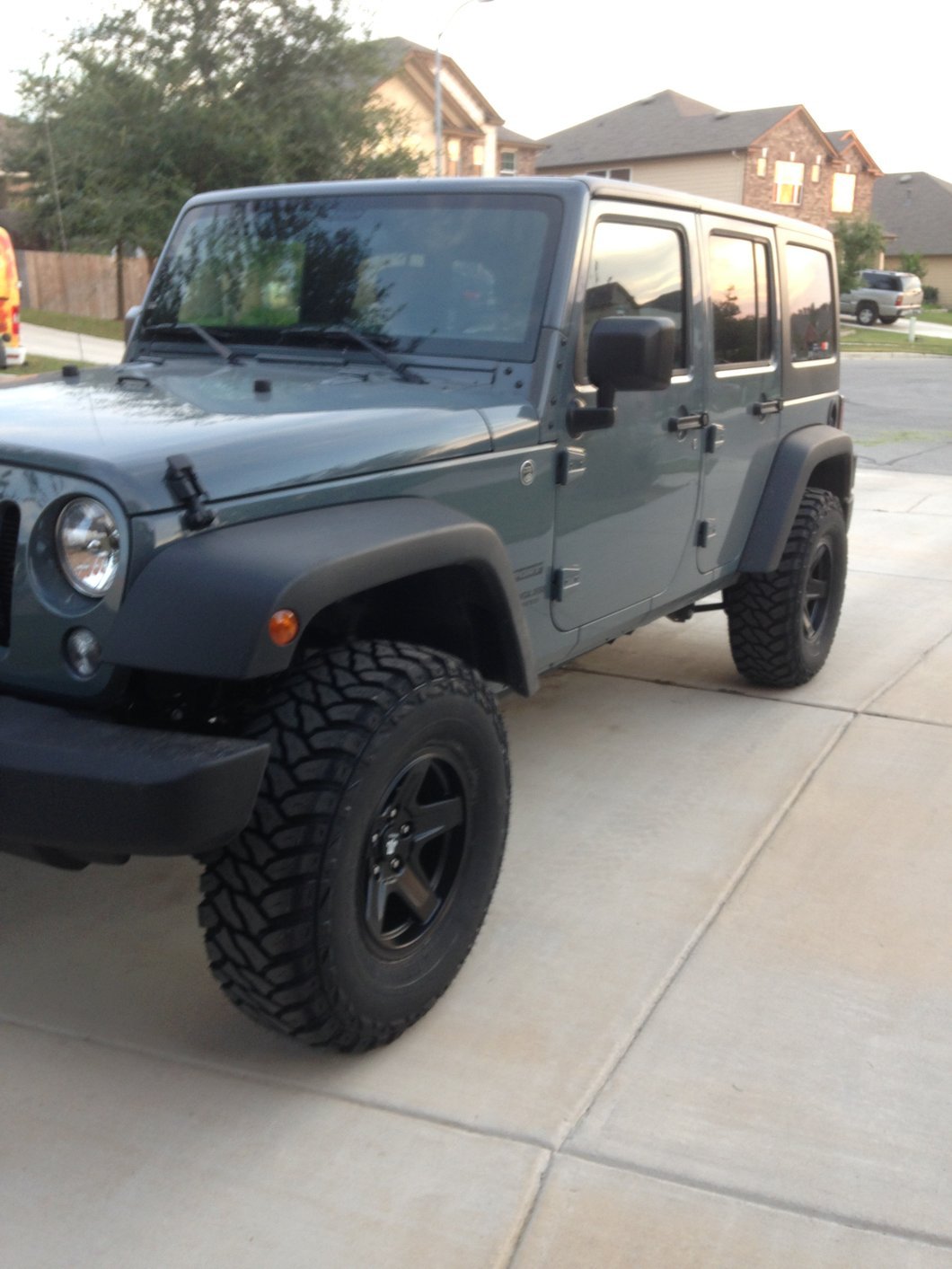 Mammoth Boulder Black Wheel; 16x8; 0mm Offset (07-18 Jeep Wrangler JK)