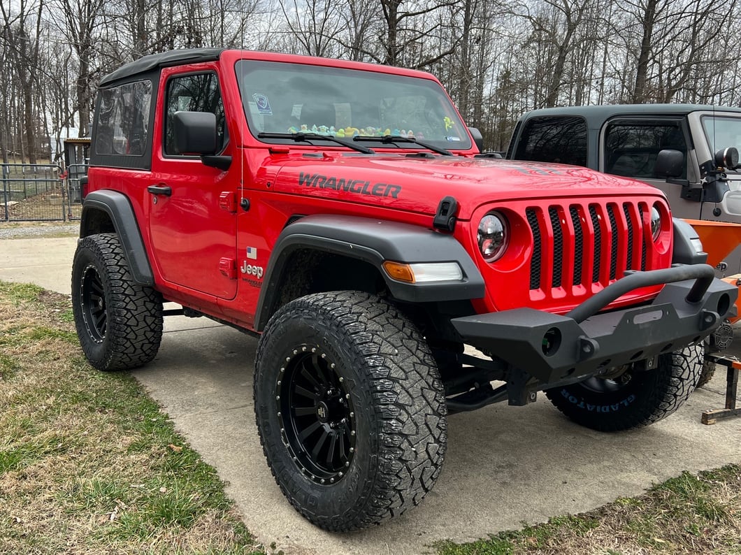 Mammoth 12 Hole Beadlock Satin Black Wheel; 18x9; -6mm Offset (18-25 Jeep Wrangler JL)