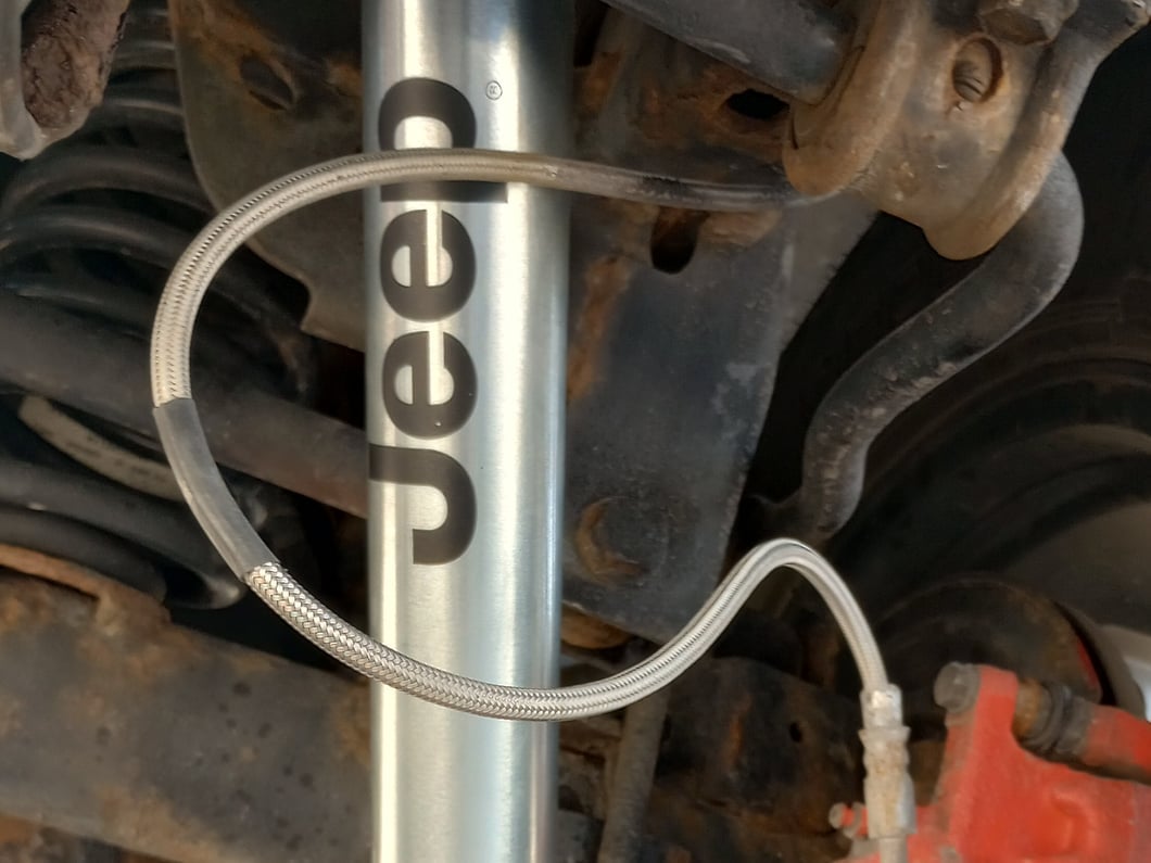 Jeep Licensed by Mammoth Nitrogen Charged Rear Shock for 0 to 1-Inch Lift (07-18 Jeep Wrangler JK)