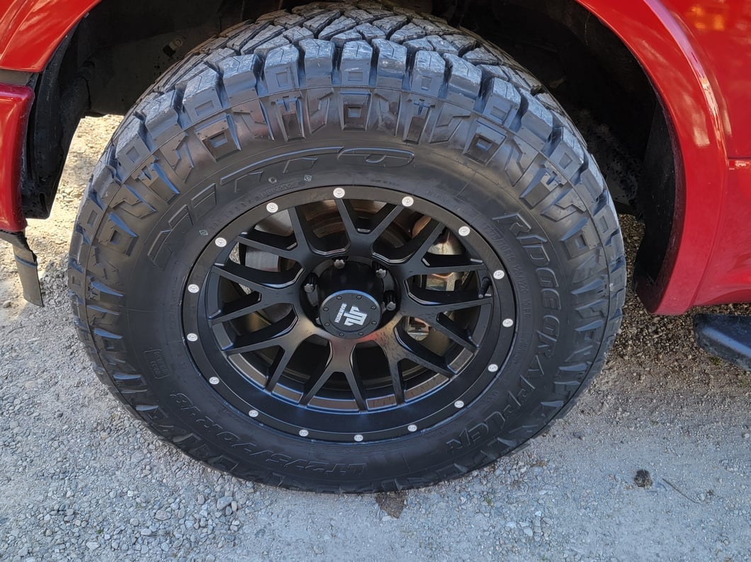 Mammoth Beadlock Mesh Matte Black 6-Lug Wheel; 18x9; -12mm Offset (15-20 F-150)
