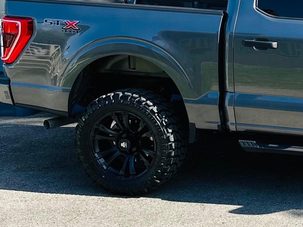 Mammoth Madness Matte Black 6-Lug Wheel; 20x9; 0mm Offset (21-25 F-150)