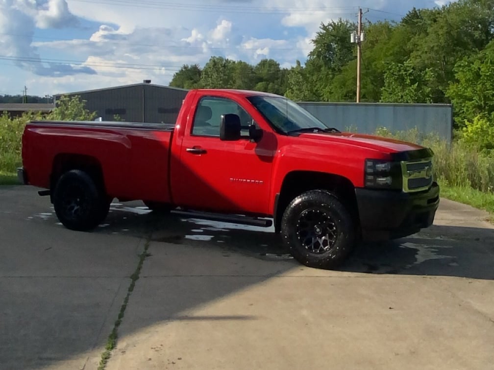 Mammoth Vex Satin Black Machined 6-Lug Wheel; 17x9; -6mm Offset (07-13 Silverado 1500)