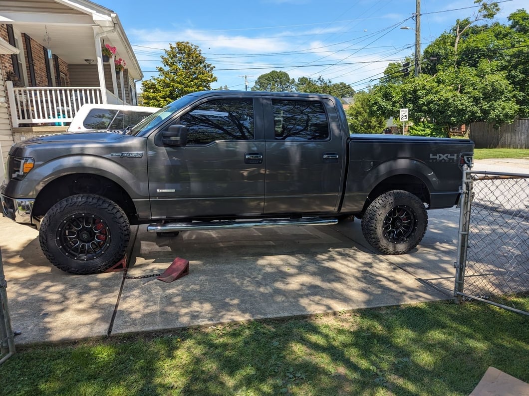 Mammoth Beadlock Mesh Matte Black Machined 6-Lug Wheel; 18x9; -12mm Offset (09-14 F-150)