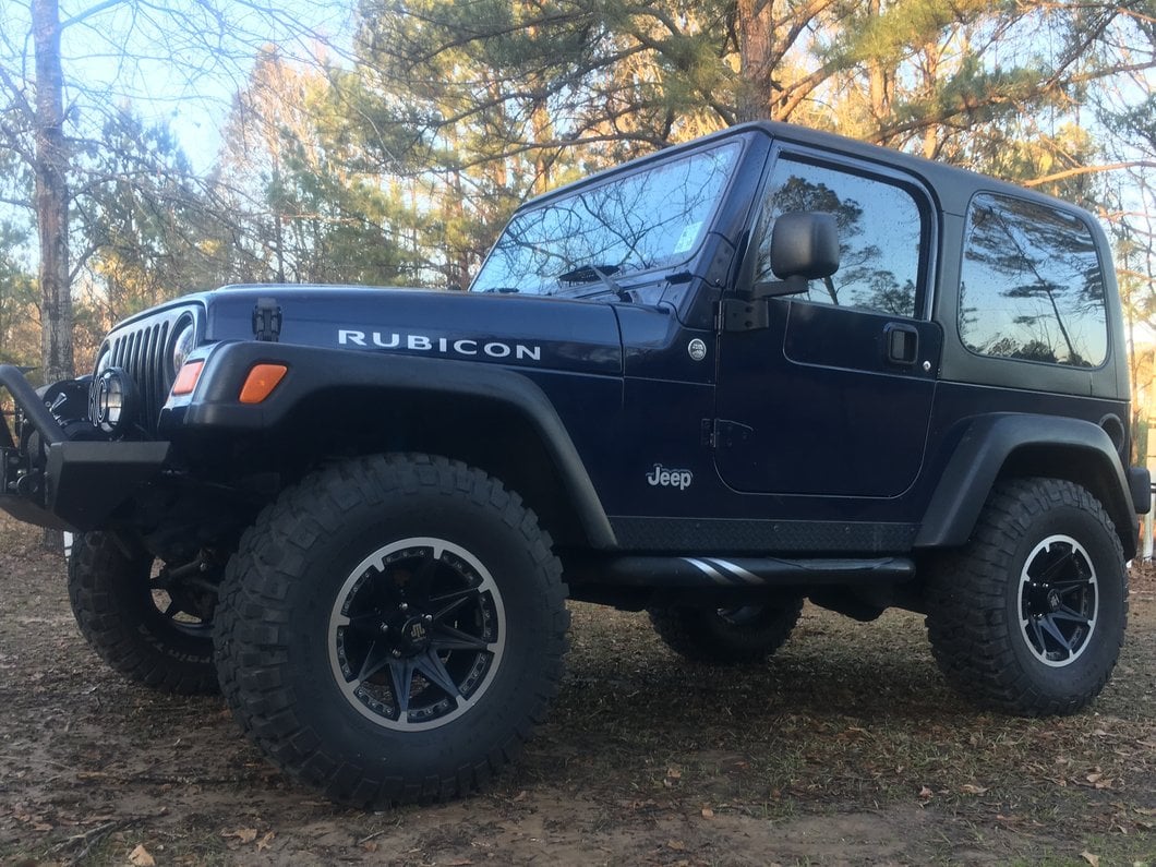 Mammoth 8 Aluminum Wheel Center Cap; Black (Fits Jeep Wrangler YJ & TJ Mammoth 8 Aluminum Wheels Only)