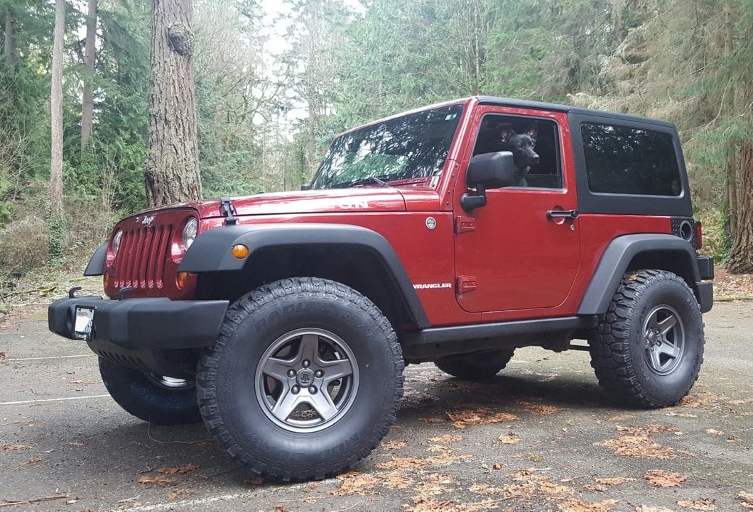 Mammoth Boulder Charcoal Wheel; 16x8; 0mm Offset (07-18 Jeep Wrangler JK)