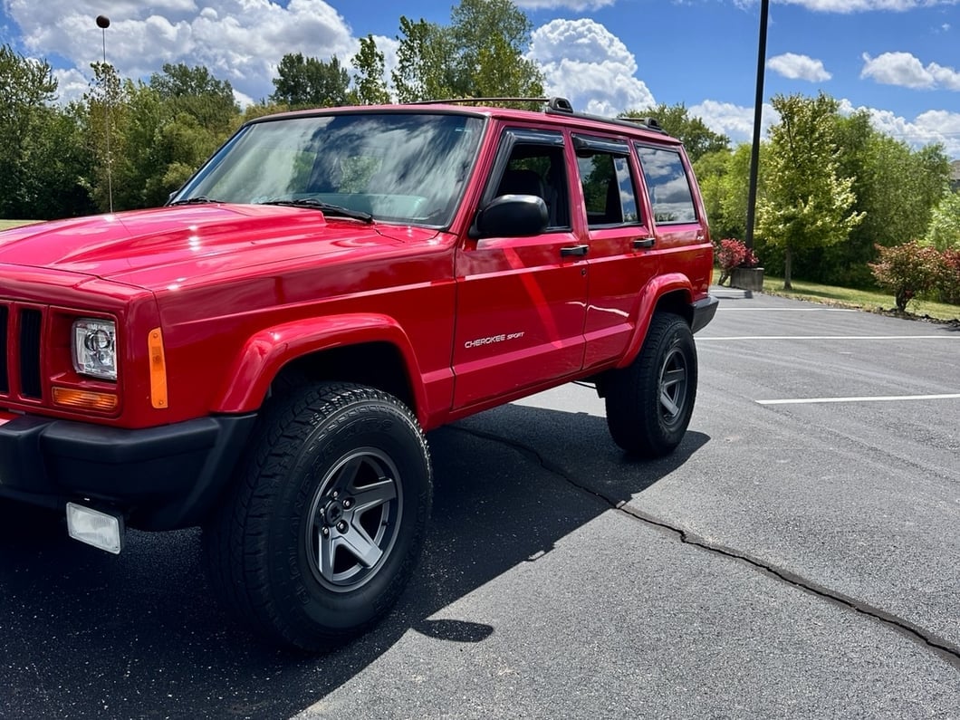 Mammoth Boulder Charcoal Wheel; 15x8; -19mm Offset (84-01 Jeep Cherokee XJ)