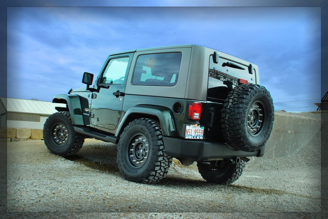 Mammoth General Matte Black Wheel; 16x8; 0mm Offset (07-18 Jeep Wrangler JK)