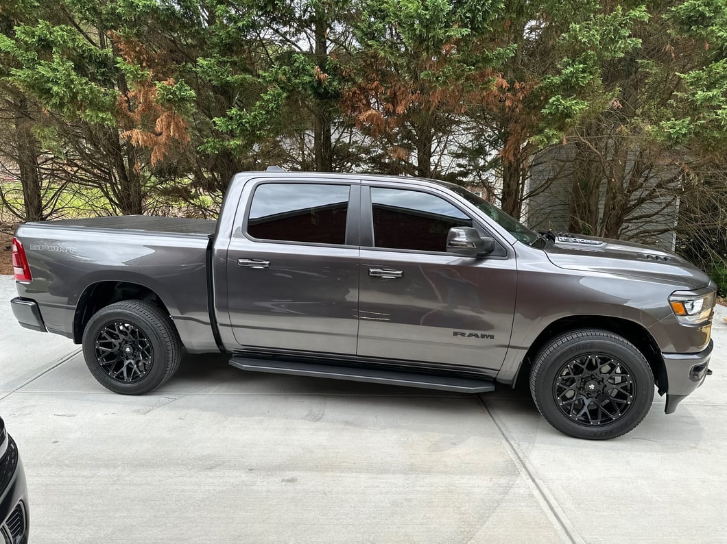Mammoth Vex Satin Black Machined 6-Lug Wheel; 20x9; -6mm Offset (19-25 RAM 1500)