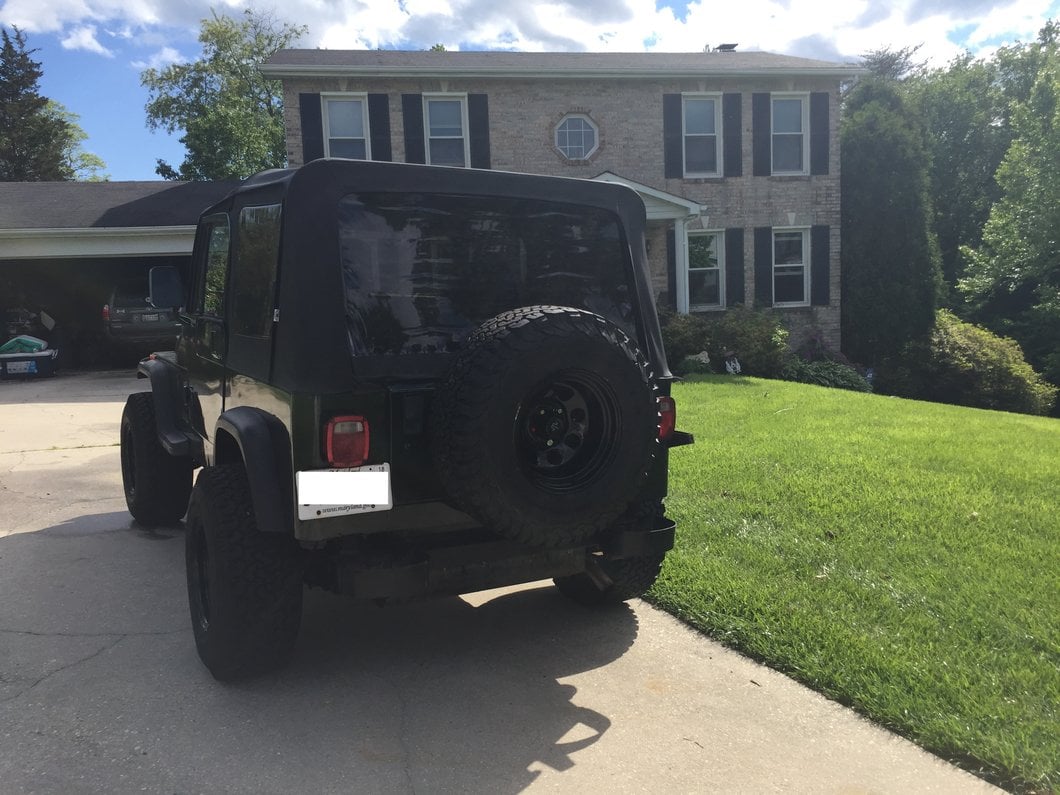 Mammoth 8 Black Steel Wheel; 15x10; -45mm Offset (97-06 Jeep Wrangler TJ)