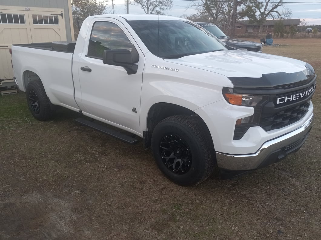 Mammoth Vex Satin Black Machined 6-Lug Wheel; 17x9; -6mm Offset (19-25 Silverado 1500)