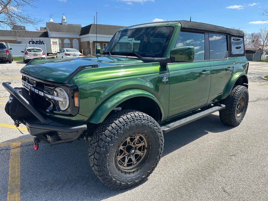 Mammoth Split 16 Satin Bronze 6-Lug Wheel; 17x9; -12mm Offset (21-25 Bronco, Excluding Raptor)