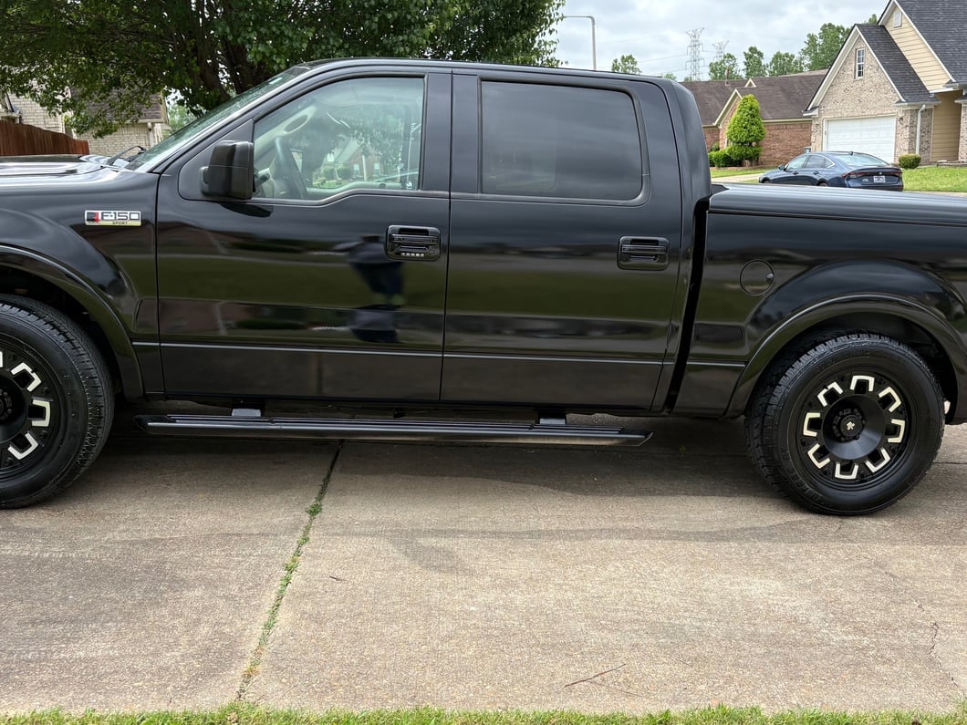 Mammoth Boss Satin Black Machined 6-Lug Wheel; 20x9; -6mm Offset (04-08 F-150)