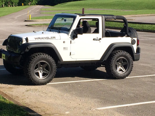 Mammoth Boulder Charcoal Wheel; 16x8; 0mm Offset (07-18 Jeep Wrangler JK)