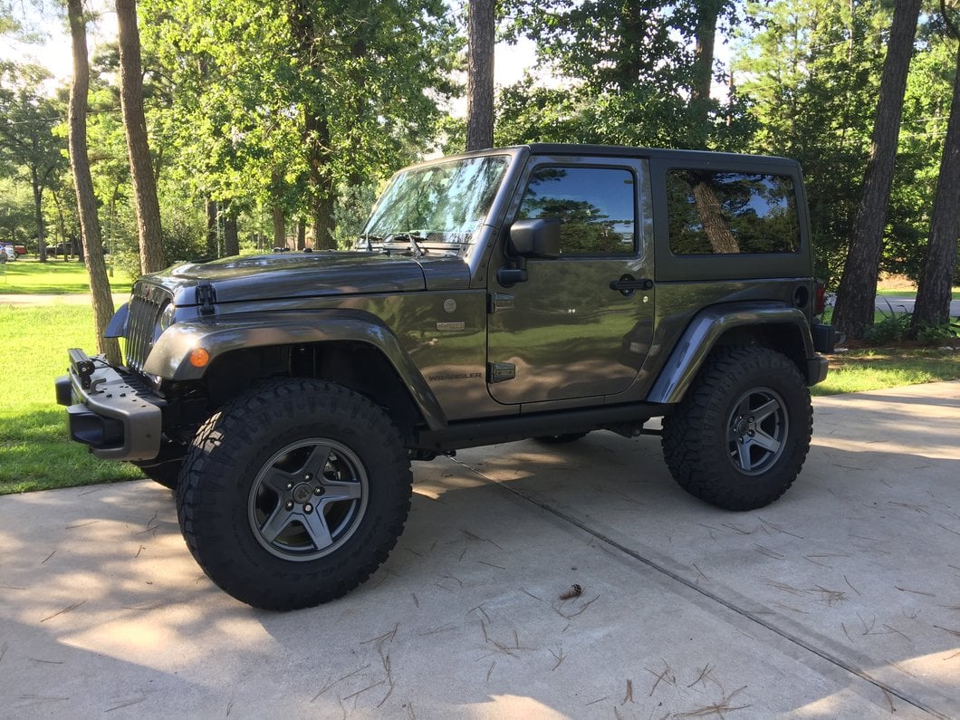 Mammoth Boulder Charcoal Wheel; 17x9; -6mm Offset (07-18 Jeep Wrangler JK)