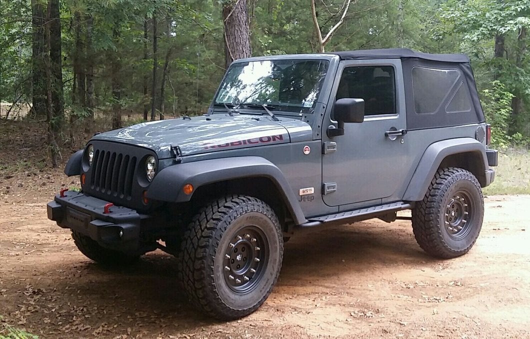 Mammoth General Matte Black Wheel; 16x8; 0mm Offset (07-18 Jeep Wrangler JK)