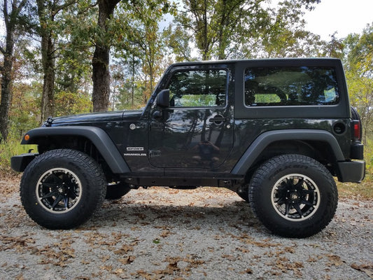 Mammoth Type 88 Black Wheel; 17x9; -6mm Offset (07-18 Jeep Wrangler JK)
