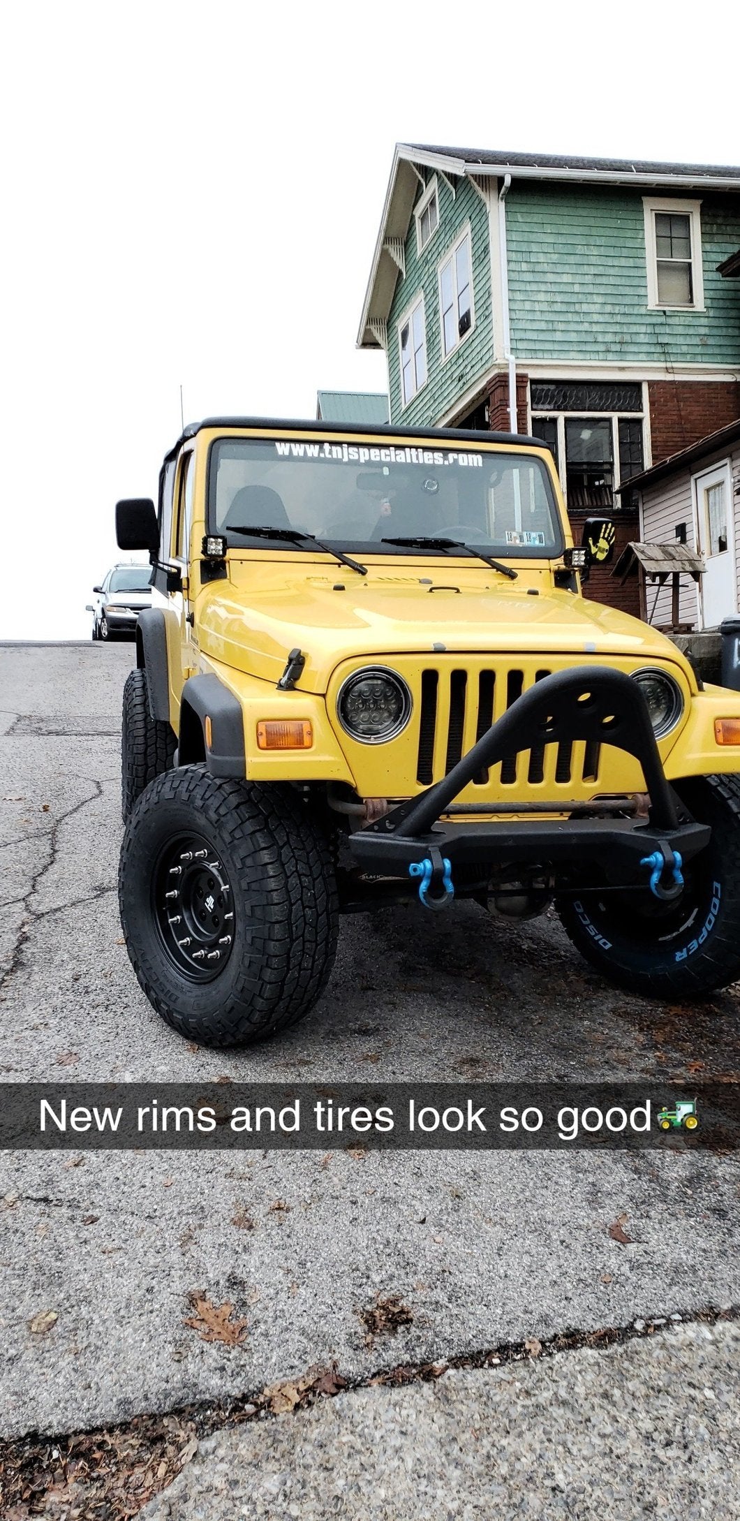 Mammoth General Matte Black Wheel; 16x8; 0mm Offset (97-06 Jeep Wrangler TJ)
