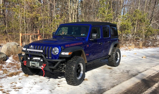 Mammoth 8 Aluminum Black Wheel; 17x9; -6mm Offset (18-25 Jeep Wrangler JL)