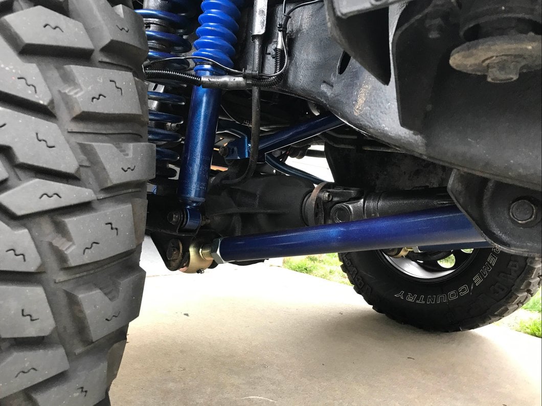 Mammoth Adjustable Front and Rear Short Control Arms for 3+ Inch Lift (07-18 Jeep Wrangler JK)