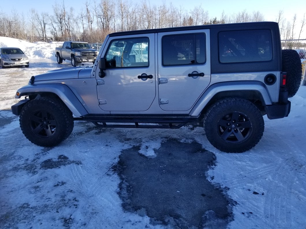 Mammoth Moab Black Wheel; 17x9; -6mm Offset (07-18 Jeep Wrangler JK)