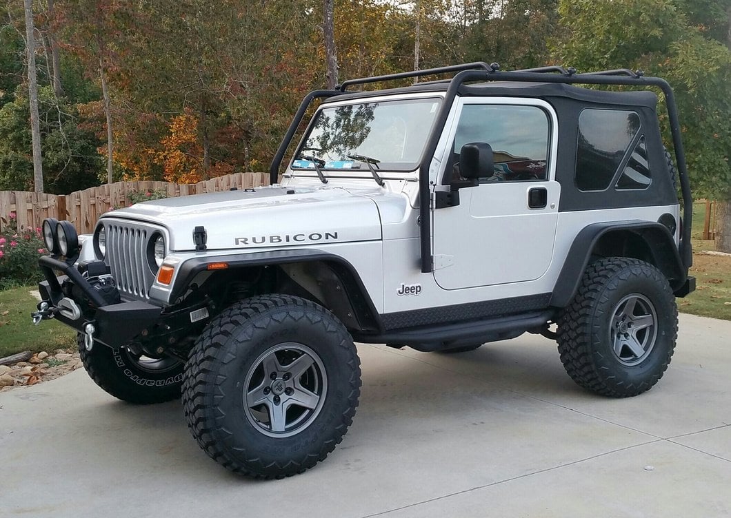 Mammoth Boulder Charcoal Wheel; 16x8; 0mm Offset (97-06 Jeep Wrangler TJ)