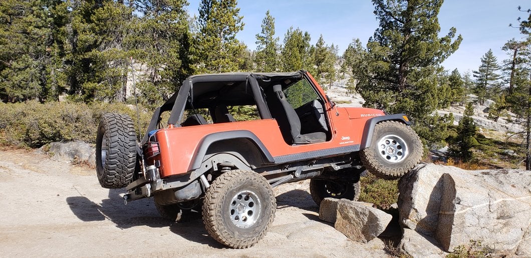 Mammoth 8 Simulated Beadlock Style Anthracite Wheel; 15x8; -19mm Offset (97-06 Jeep Wrangler TJ)