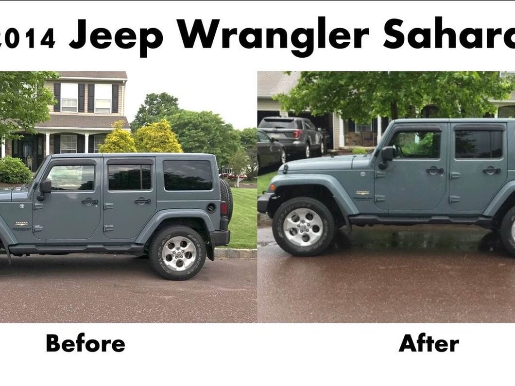 Mammoth 2-Inch Front / 1-Inch Rear Leveling Kit with End Links (07-18 Jeep Wrangler JK)