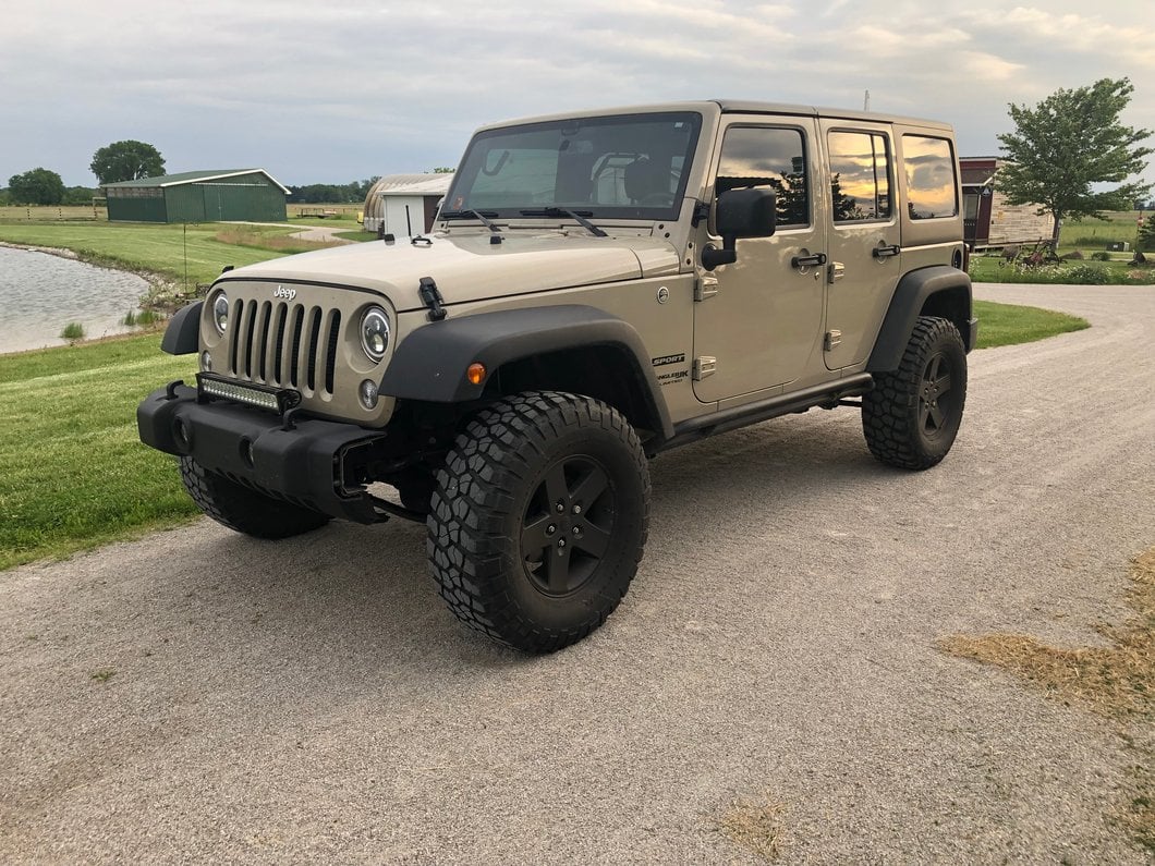 Mammoth 2.50-Inch Suspension Lift Kit (07-18 Jeep Wrangler JK 4-Door)