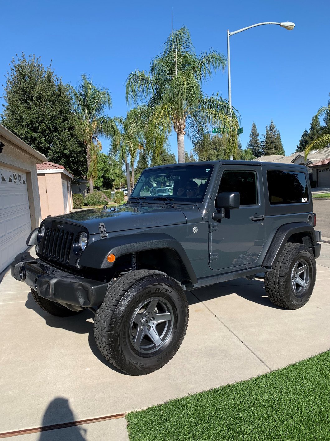 Mammoth Boulder Charcoal Wheel; 17x9; -6mm Offset (07-18 Jeep Wrangler JK)