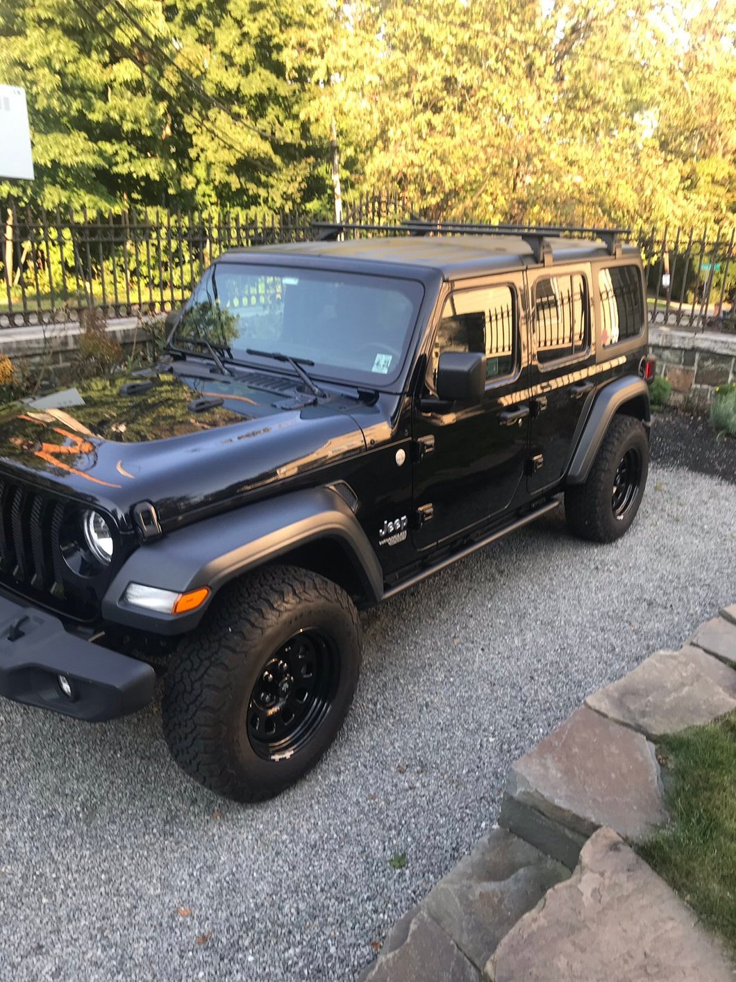 Mammoth D Window Black Steel Wheel; 17x9; -6mm Offset (18-25 Jeep Wrangler JL)